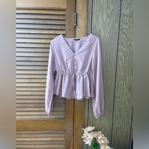 Cute pink prowling blouse